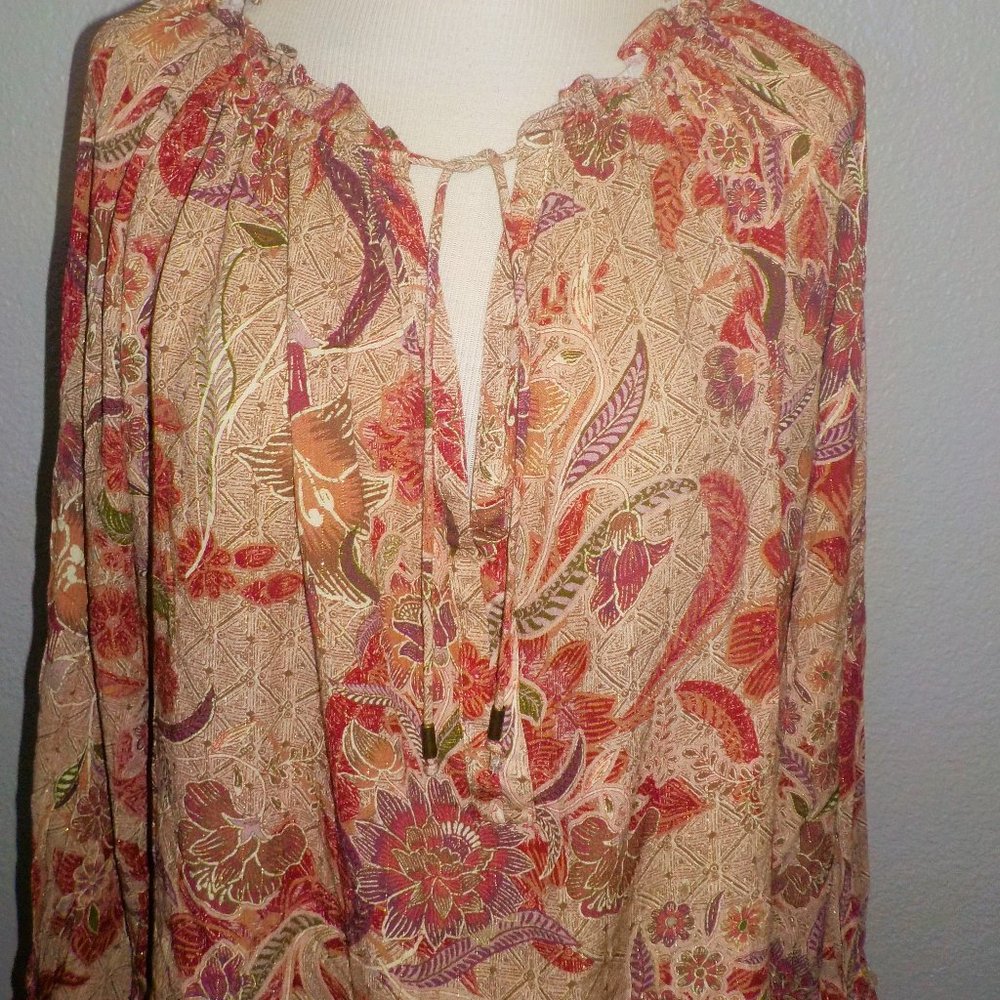 Vici Clothing Ms Size Large Multi-Color Floral Pr… - image 1